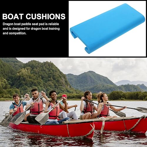 Miniatura 9 de PRETYZOOM Cojín de asiento de kayak, almohadilla de asiento de barco Eva, almohadilla antideslizante para asiento de barco, almohadilla de asiento