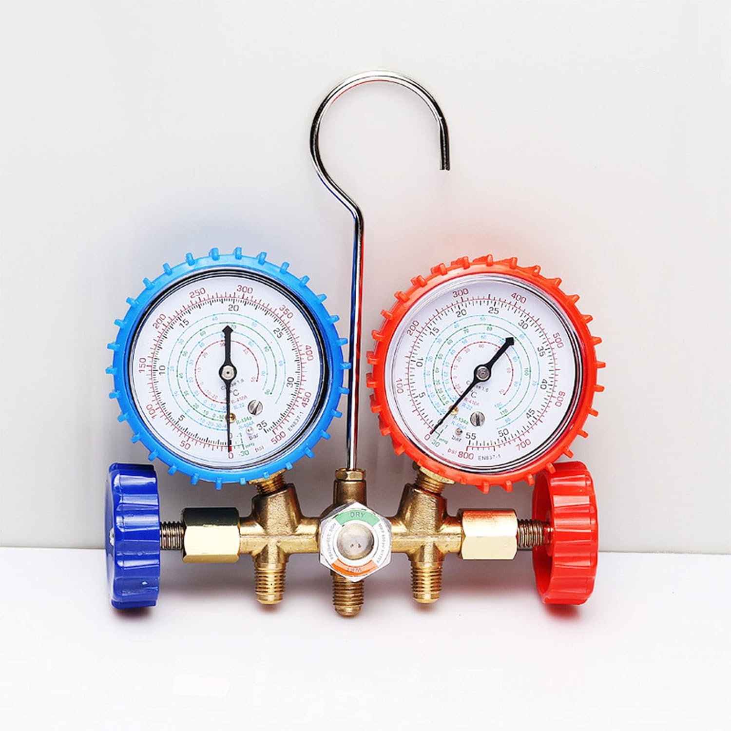 Conditioning Fluoride Tool Alloy Fluoride Tool Set AC Manifold Gauge Set Auto Service Kit Car Conditioner Fluorine Meter Condition Monito Charging The