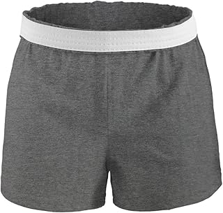 Soffe girls M037 shorts, Grey Heather, Medium US