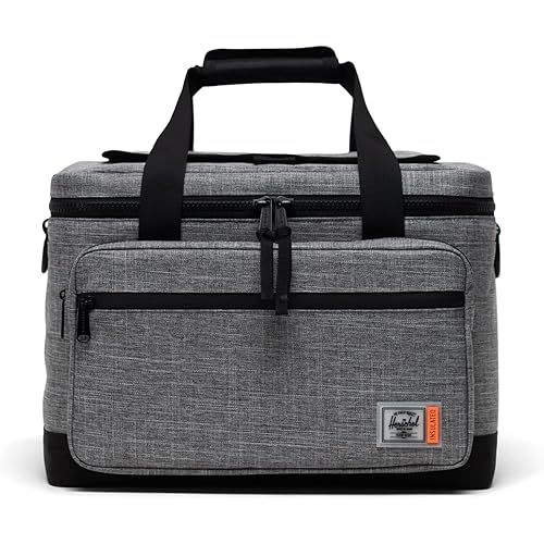 Herschel Supply Co. Pop Quiz 30 Pack Insulated Cooler, Raven Crosshatch