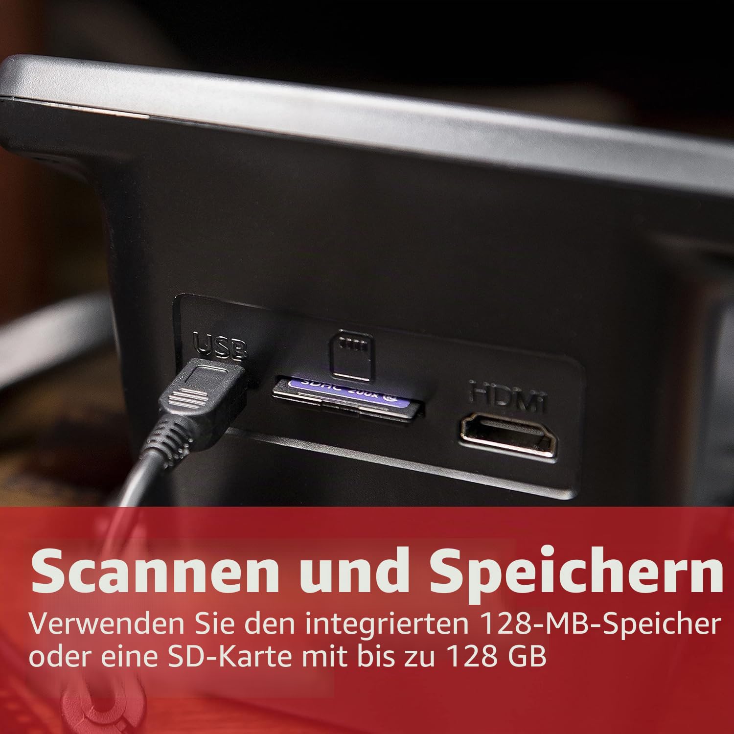 Magnasonic All-in-One 24MP-Filmscanner mit 5"-Display & HDMI, konvertiert 35mm/126/110/Super 8-Filme & Dias in Digitale Fotos, FS71