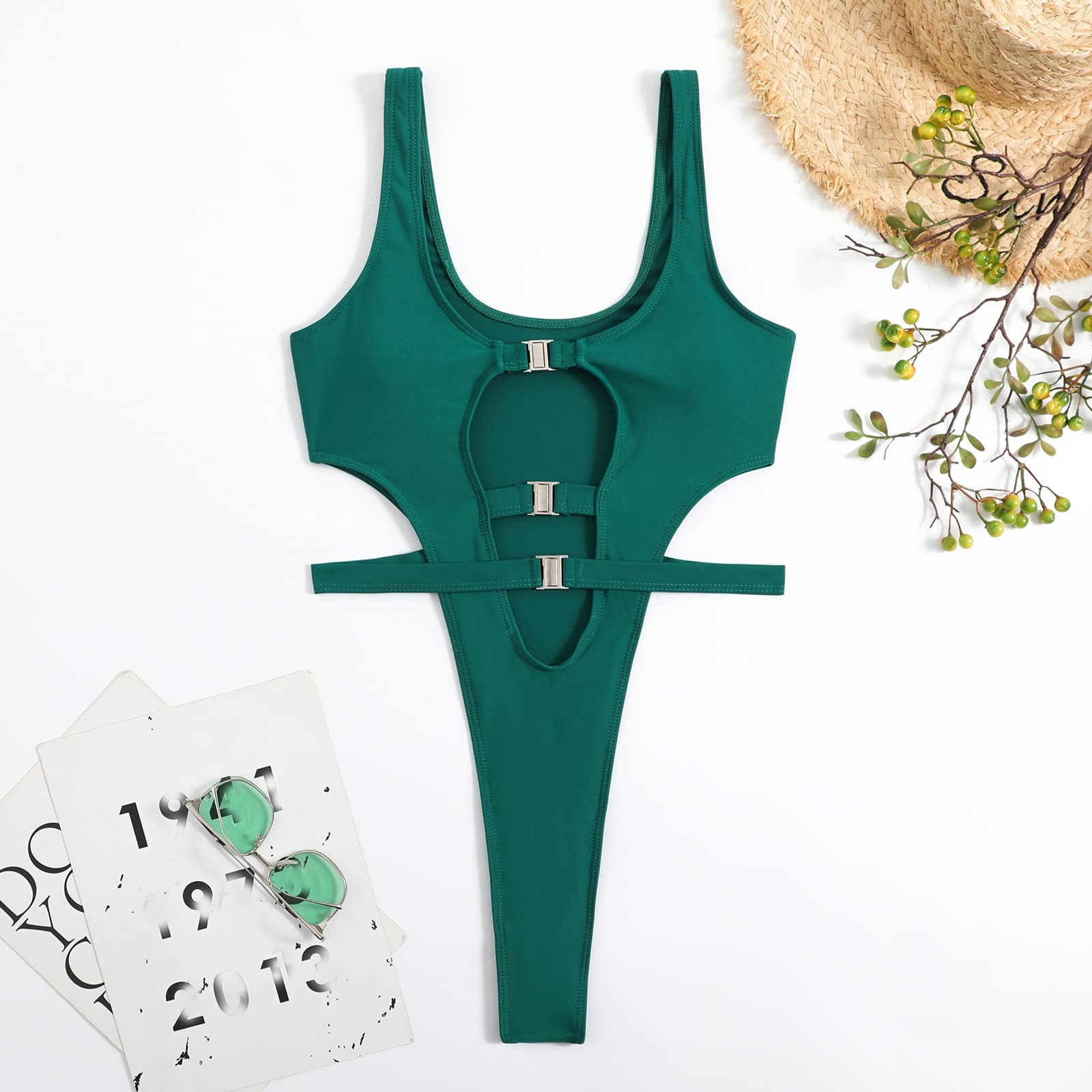 Damski czarny letni jednoczęściowy strój kąpielowy, seksowny strój kąpielowy slim fit, damskie stroje kąpielowe, wygodny kostium do surfingu, kostiumy kąpielowe dla kobiet, lato, plaża, wakacje