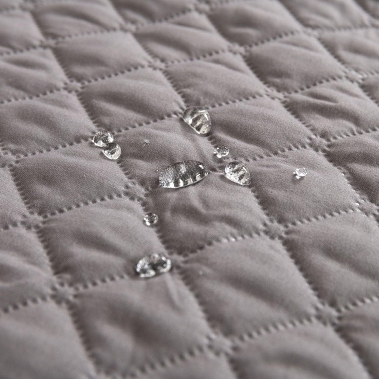 FANSU Welpen Unterlage Waschbar - Wiederverwendbare PIPI Matte 210x305cm Grau