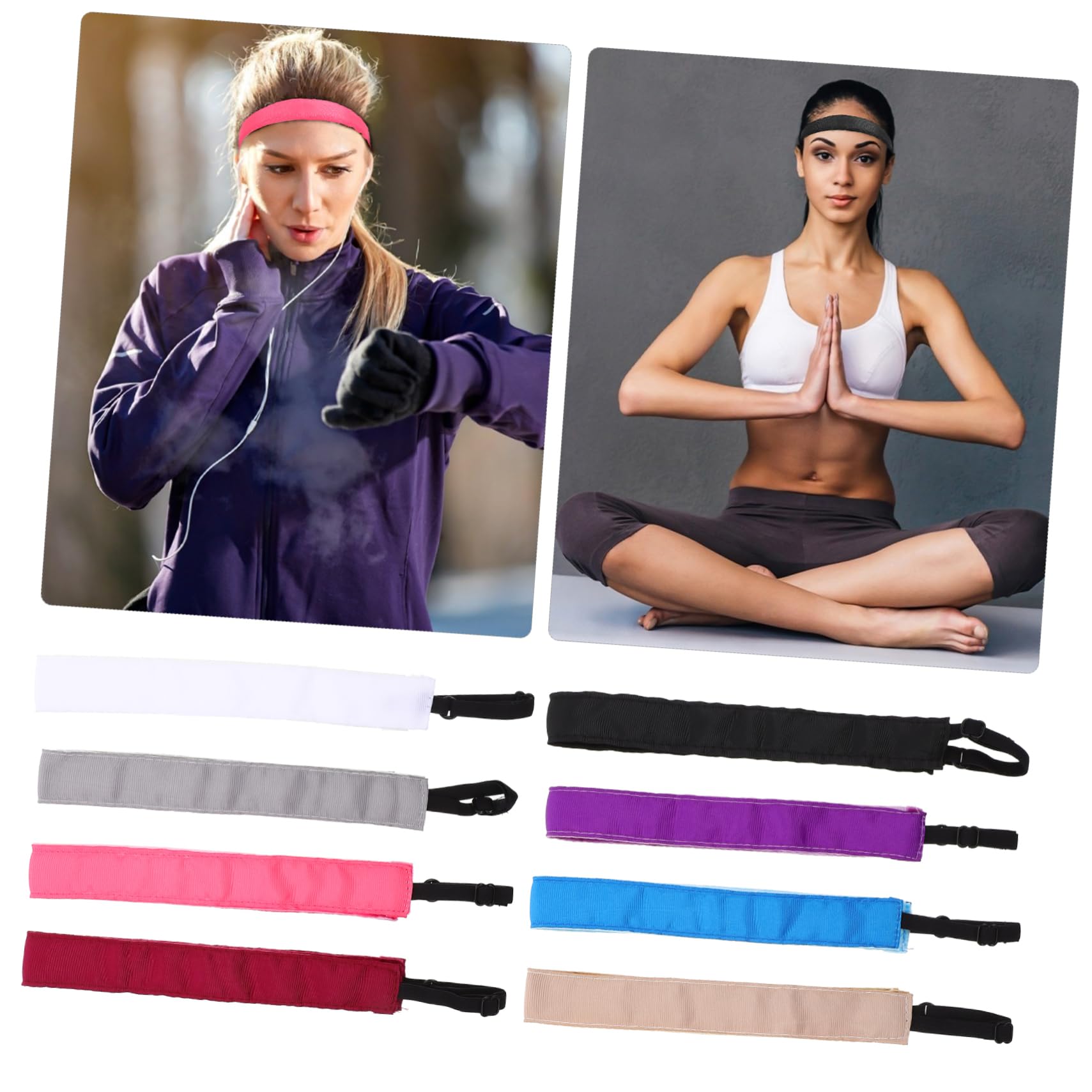 TOYANDONA Teiliges Sport Haarband Atmungsaktive Yoga Stirnbänder Mit Schweißabsorption Elastische Und rutschfeste Haarbänder Für Fitness Und Headband