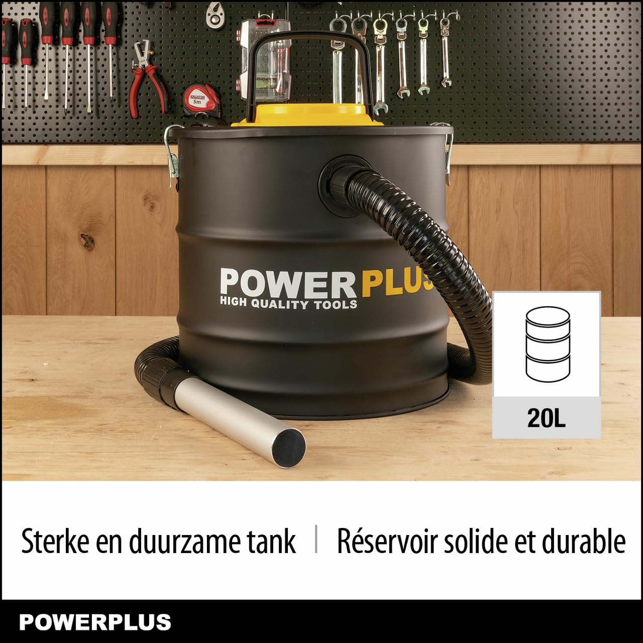 POWERPLUS Aspirador Cenizas POWX3013 1600W 20L