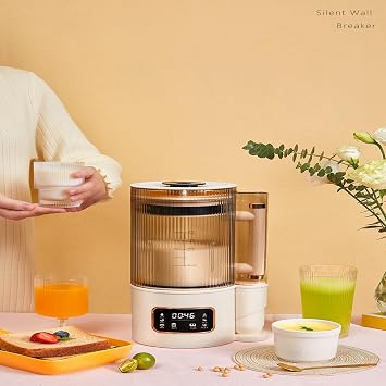 Nut Milk Maker Machine - Multi Automatic Almond Milk Machine with 10 Blades, Plant-Based Milk, Oat, Soy, Oat, Dairy Free Beverages Etc, Soy Milk Maker with 12 Hours Timer/Keep Warm/Auto-Clean