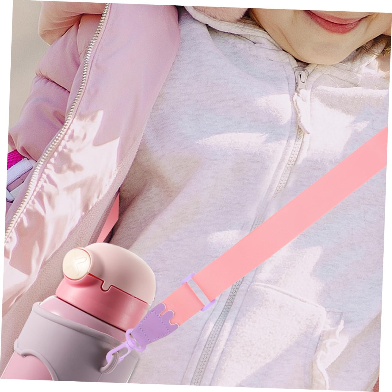Uonlytech 9pezzi Tracolla Regolabile Per Borraccia Cinghie Per Trasporto Bottiglie Per Per Attività Outdoor Design Innovativo e Materiali Resistenti