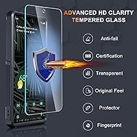 Vista 4 de RMOCR Funda para Google Pixel 8A, Cuerpo Completo Resistente Robusta a Prueba de Golpes Funda Protectora para Teléfono con Correa de Cordón