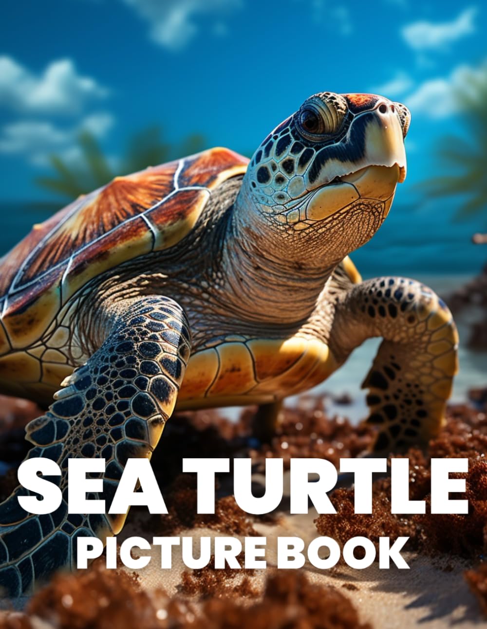 Sea Turtle Picture Book: Dive into the Serene World of Sea Turtles Through 100 Captivating Photographs