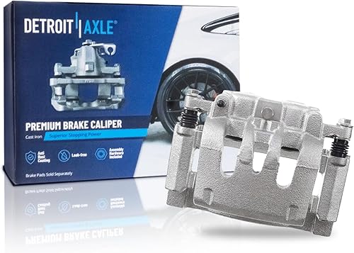 Miniatura 115 de Detroit Axle - Pinza de freno delantera derecha con soporte de repuesto para Chevrolet Equinox Captiva Sport Pontiac Torrent Saturn Vue Suzuki XL-7