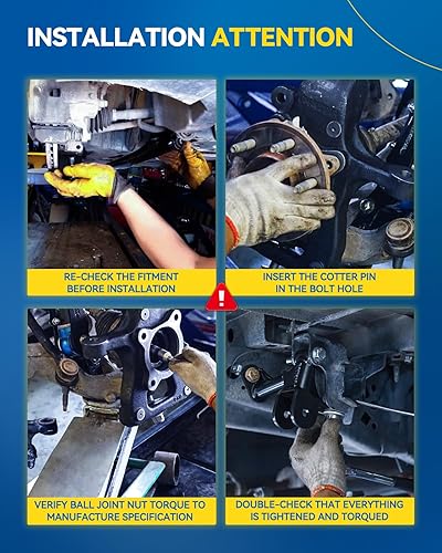 Miniatura 8 de PHILTOP Juego de brazos de control inferiores delanteros de repuesto para M-a-z-d-a 3 2004-2009, 5 2006-2010, 5 2012-2014, K620040 K620041 K80235