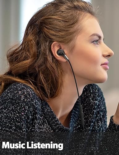 Miniatura 7 de DUKABEL Auriculares USB para PC, auriculares USB para juegos con micrófono para PCPS4PS5, auriculares negros con cancelación de ruido con control