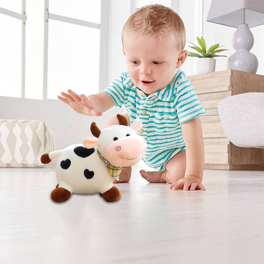 Amazon.co.jp: 牛のぬいぐるみ |かわいい牛のぬいぐるみ |ソフト