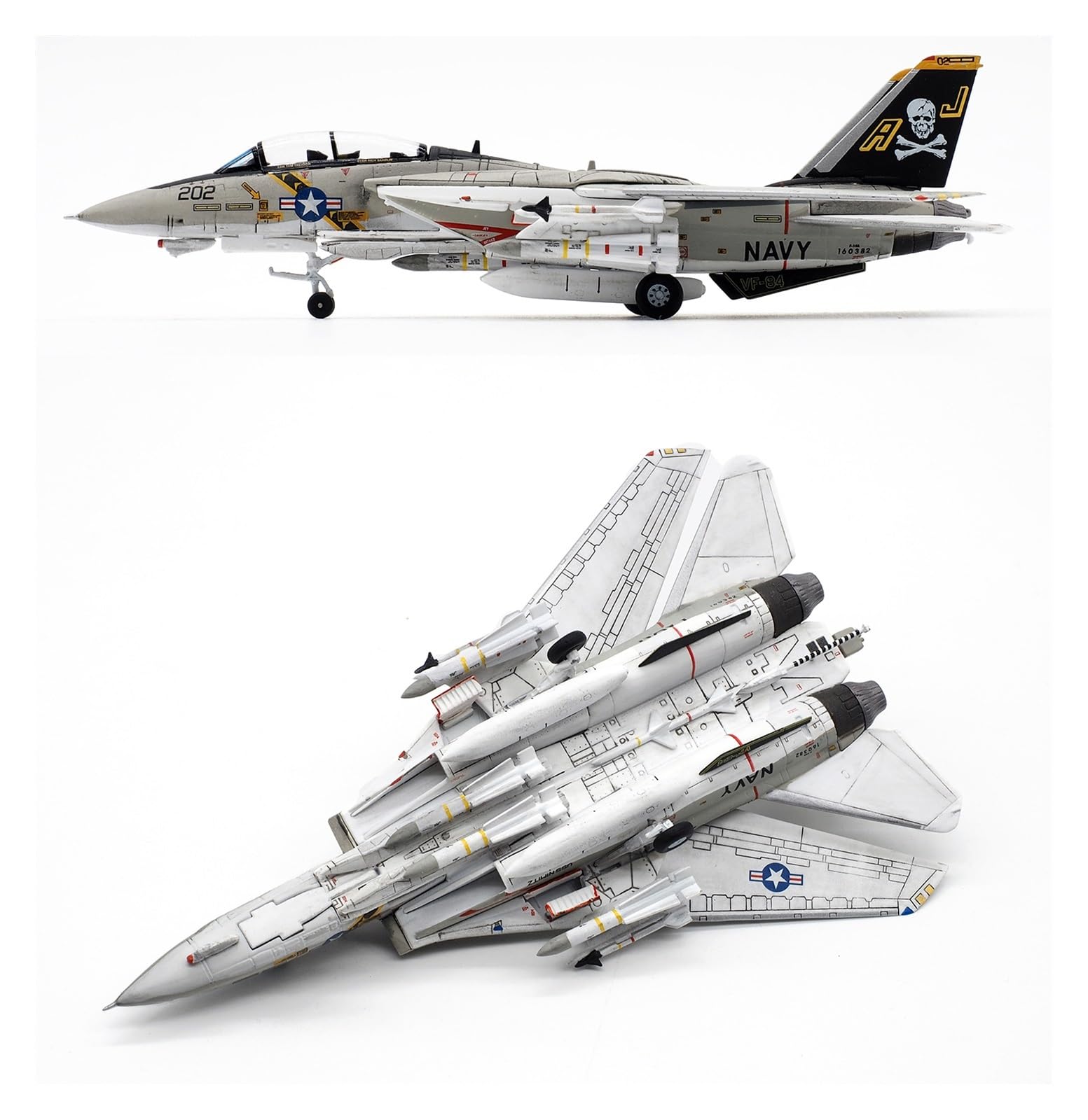 Amazon.co.jp: 1/144 スケール海賊旗中隊 VF-84 F-14 トムキャット合金