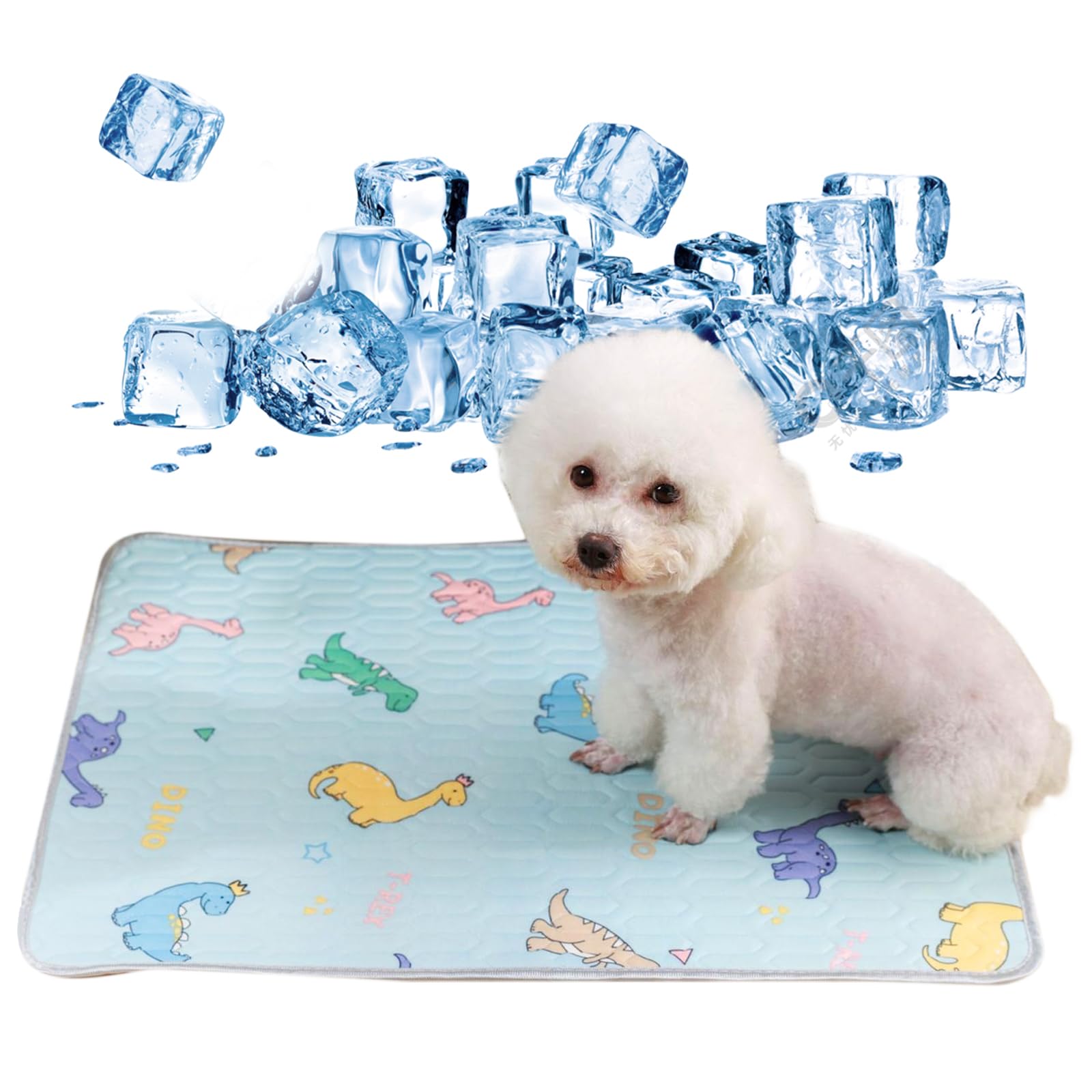 Tappetino Refrigerante per Cani 70x55cm Tappeto Rinfrescante Cuccia Estivo