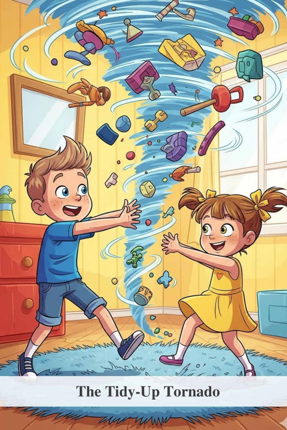 The Tidy-Up Tornado: A Fun Rhyming Story for Kids About Chores, Teamwork, and Responsibility