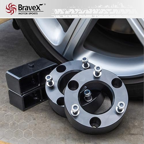 Miniatura 5 de Bravex Kit de elevación de nivelación completa delantera y trasera de 3 pulgadas para Chevy Silverado 1500 GMC Sierra 1500, repuesto para kit de