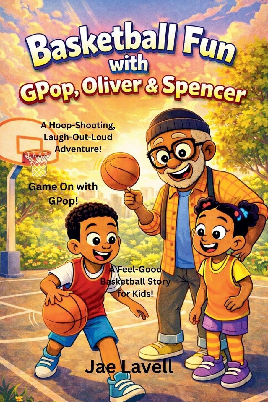 Basketball Fun with GPop, Oliver & Spencer