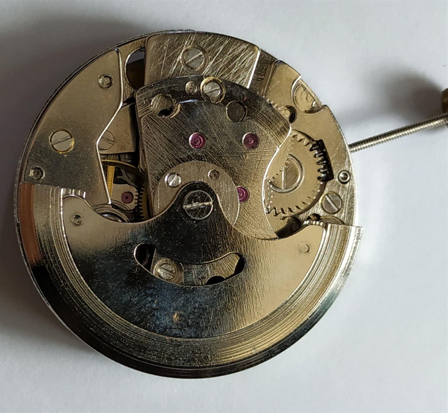 Movimiento de Reloj mecánico automático de Repuesto 7120, Calendario de 3 Pines, Alta precisión para reparación de Relojes, Accesorios de Repuesto para relojeros.