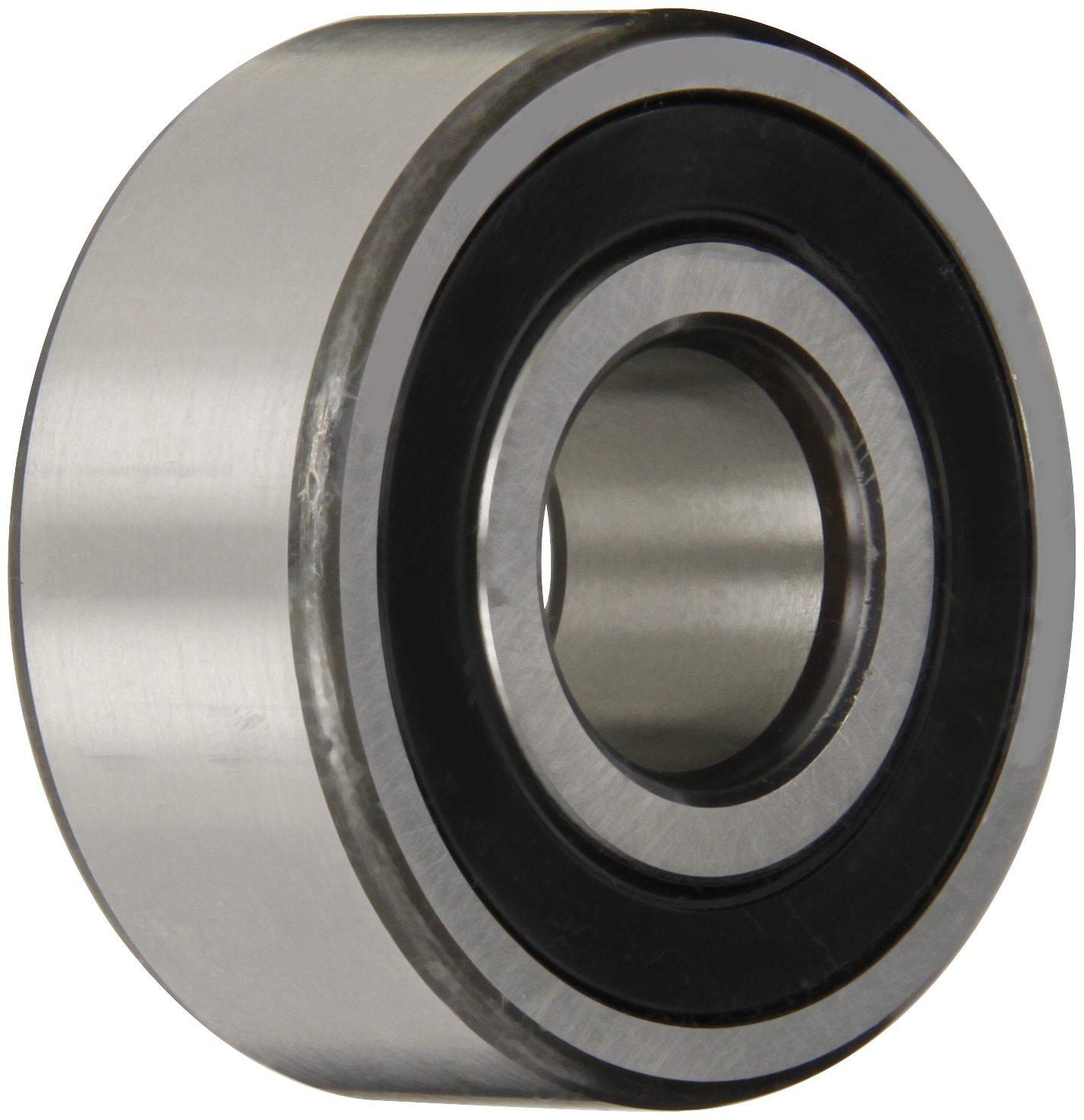 SKF 3304 A-2RS1/C3 Medium Series Ball Bearing, Double Row, Converging Angle Design, ABEC 1 Precision, 30° Contact Angle, Double Sealed, Contact, Steel Cage, C3 Clearance, 20mm Bore, 52mm OD, 7/8" Width, 3280lbf Static Load Capacity, 5060lbf Dynamic Load Capacity