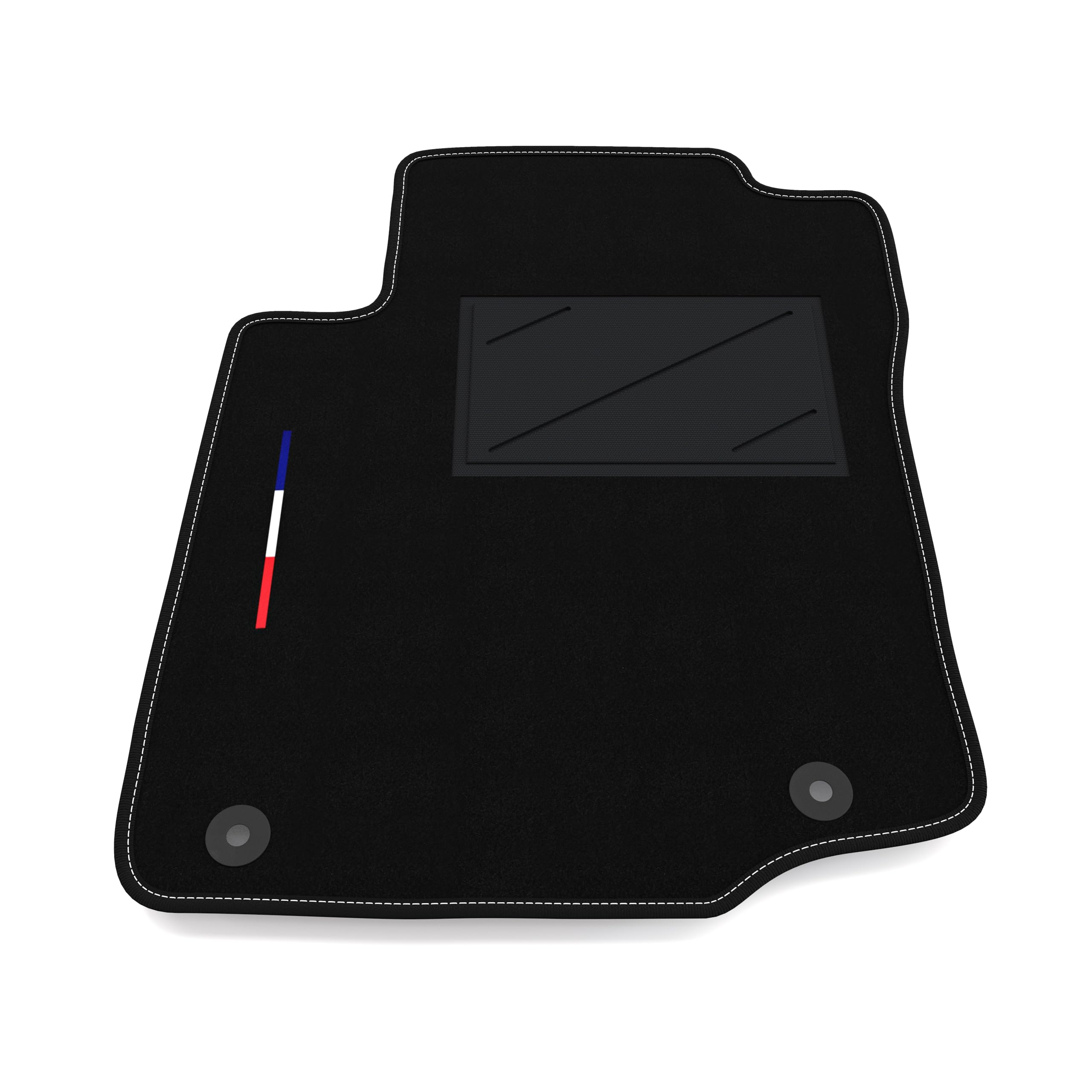 Somer Car Tappetino Lato Guida Per Citroen C1 (2005-2014) – Moquette Nera Con Battitacco – Made In Italy