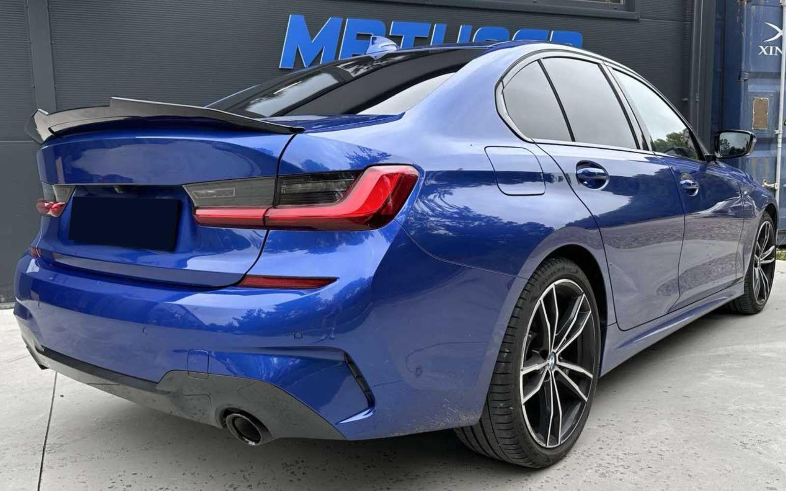 MpTuned G20 PSM Style Spoiler posteriore nero lucido per Serie 3 2019-2023 Performance Tuning 4 porte berlina 318i 320i 330i 340i m340i 318d 320d 330d 340d m340d