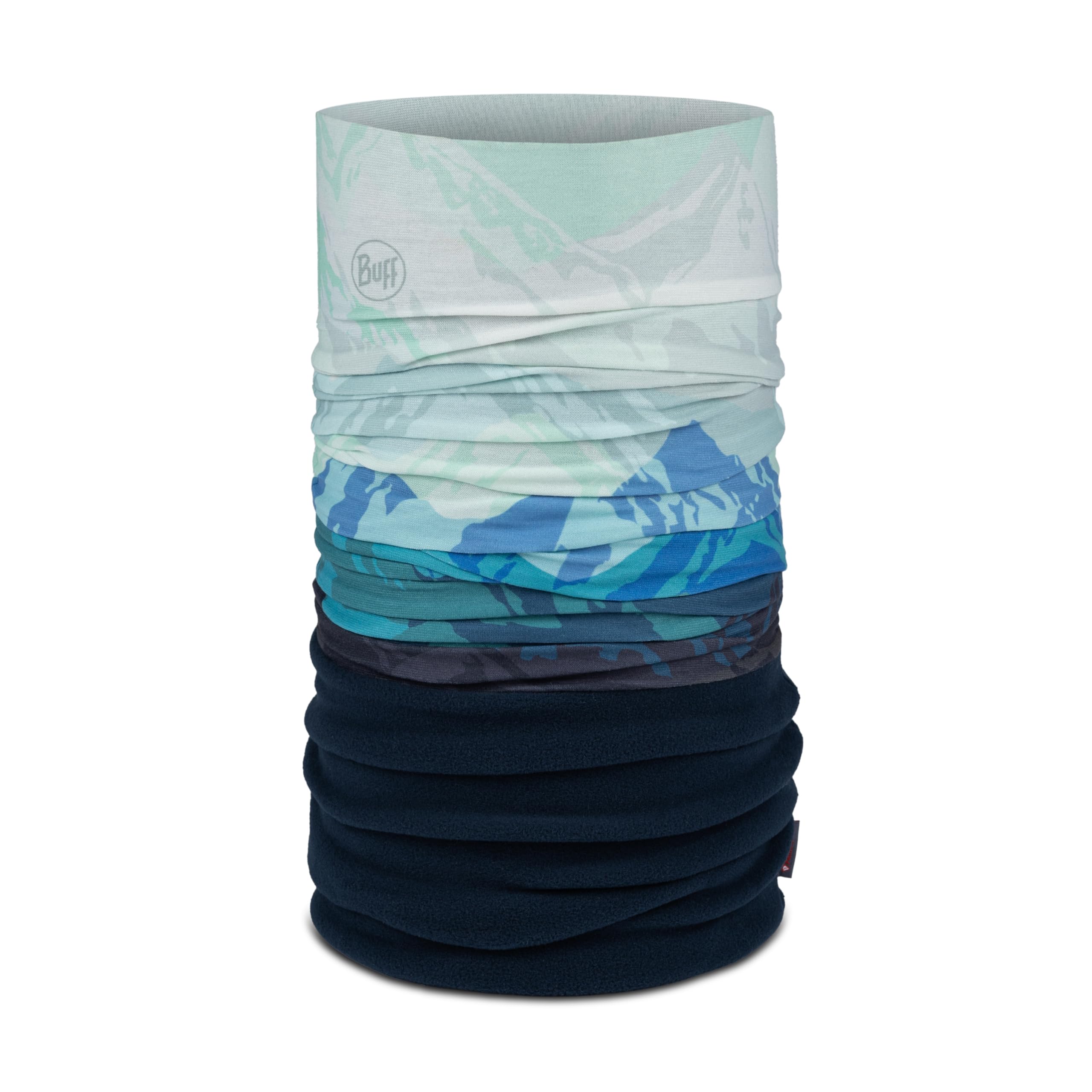 Buff®| Polar Neckwarmer Man Woman Adult, Multifunctional, Warm, Lining, Comfortable, Soft, One Size, Blue Blue