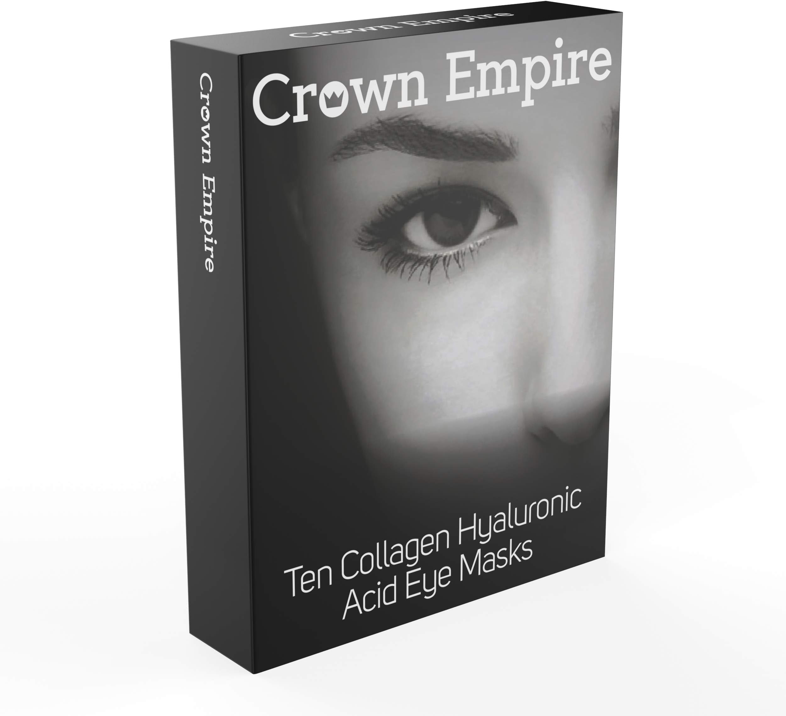 Crown Empire Transparent Collagen Eye Mask, anti ageing wrinkle patches, Dark Circles puffy eye treatment, gel pads, beauty masks for women