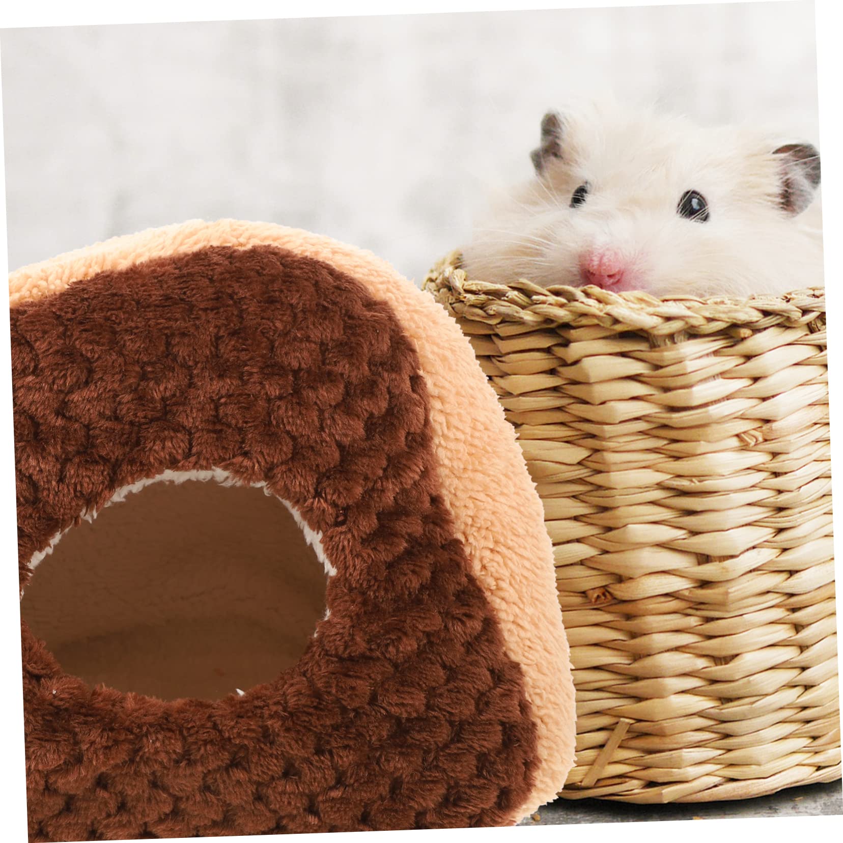 Housoutil 2piezas Hamacó para Hámster y Pequeños Roedores Cama Colgante Térmica para Cobayas y Chinchillas Fácil De Instalar y Cómoda