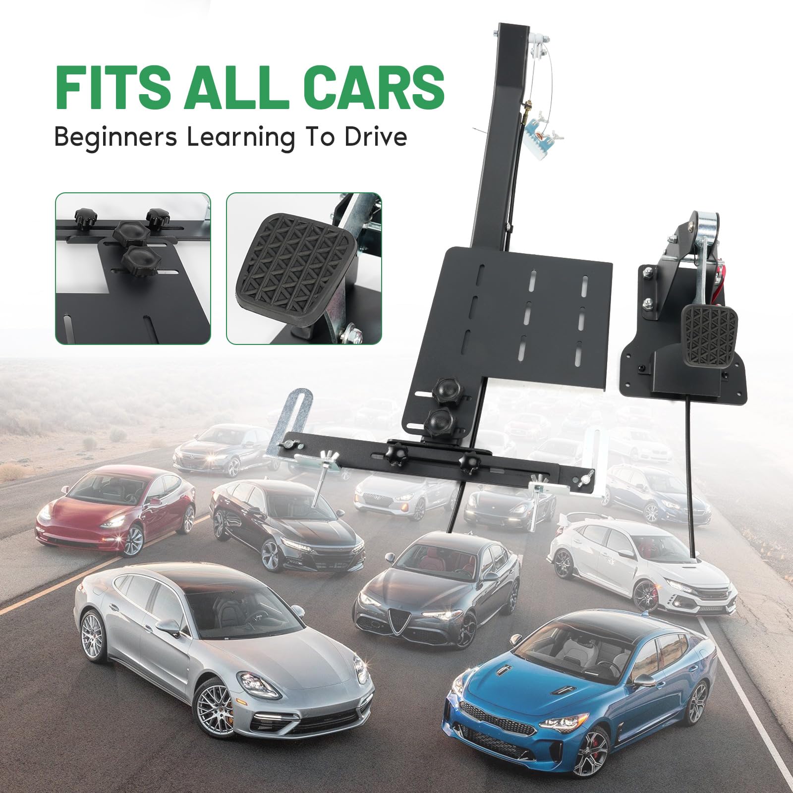 Dual Brake Pedal For Driver Education - Passenger Side Instructor