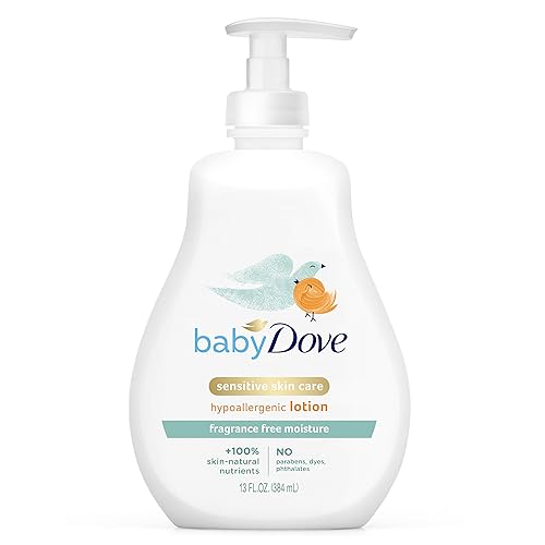Miniatura 9 de Baby Dove Loción facial y corporal para pieles sensibles y sensibles sin fragancia loción para bebés 20 onzas