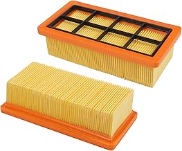 2 Replacement Filters for Kärcher AD 3200, AD 3 Premium and AD 4 Premium Vacuum Cleaners