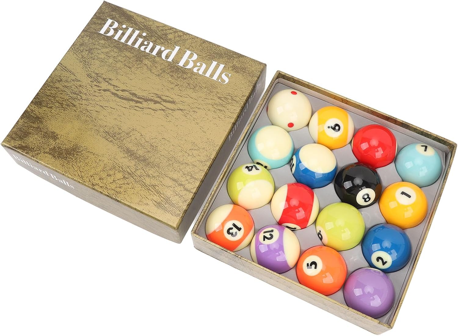 Billiard Balls Professional Standard High Friction Pool Table Balls Set for Practice Tournament