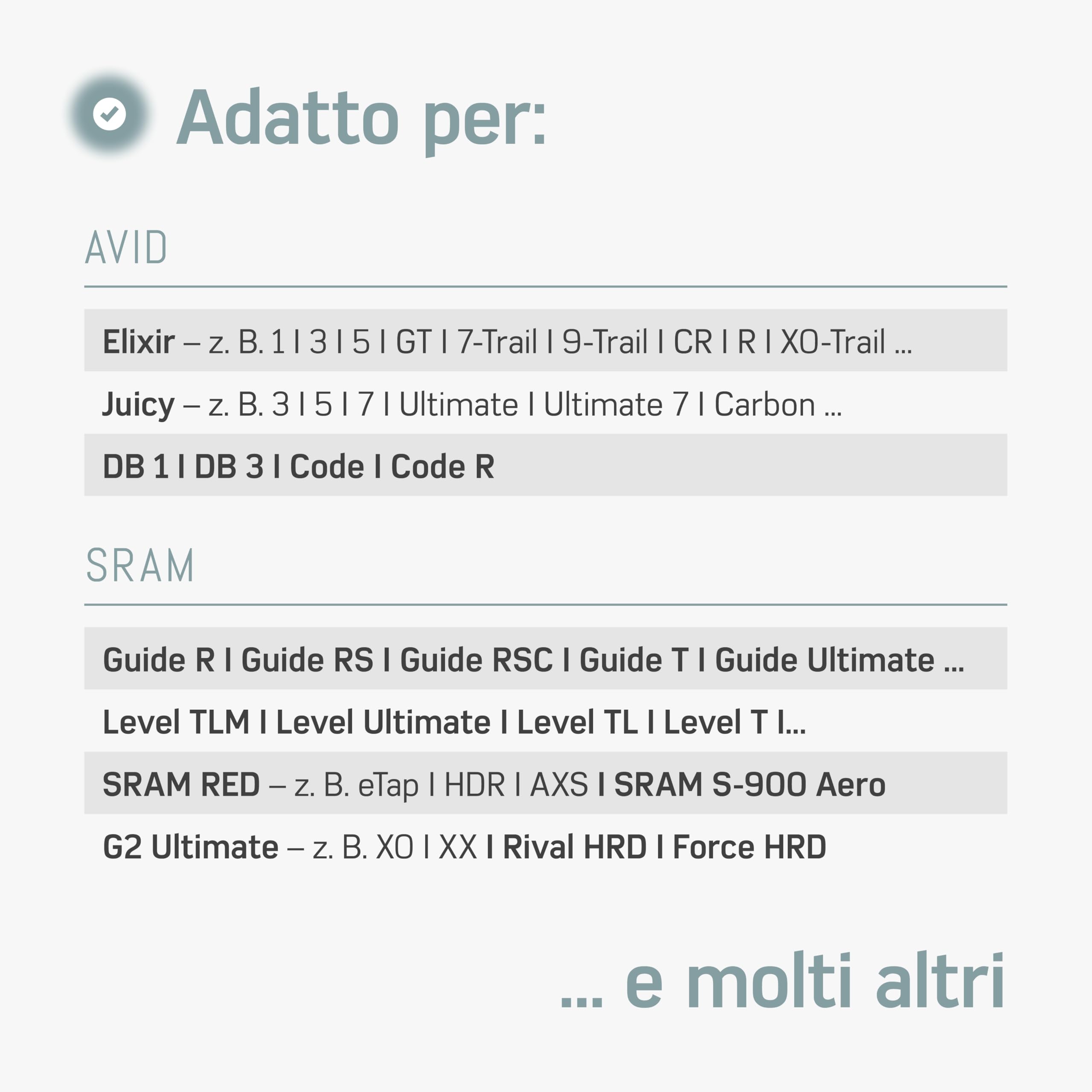 Borgen Kit spurgo Freni Adatto per AVID-SRAM Disco Idraulici │ Kit Manutenzione per Freni di Bicicletta │Kit spurgo con Istruzioni Passo a Passo Incluso Bleeding Edge