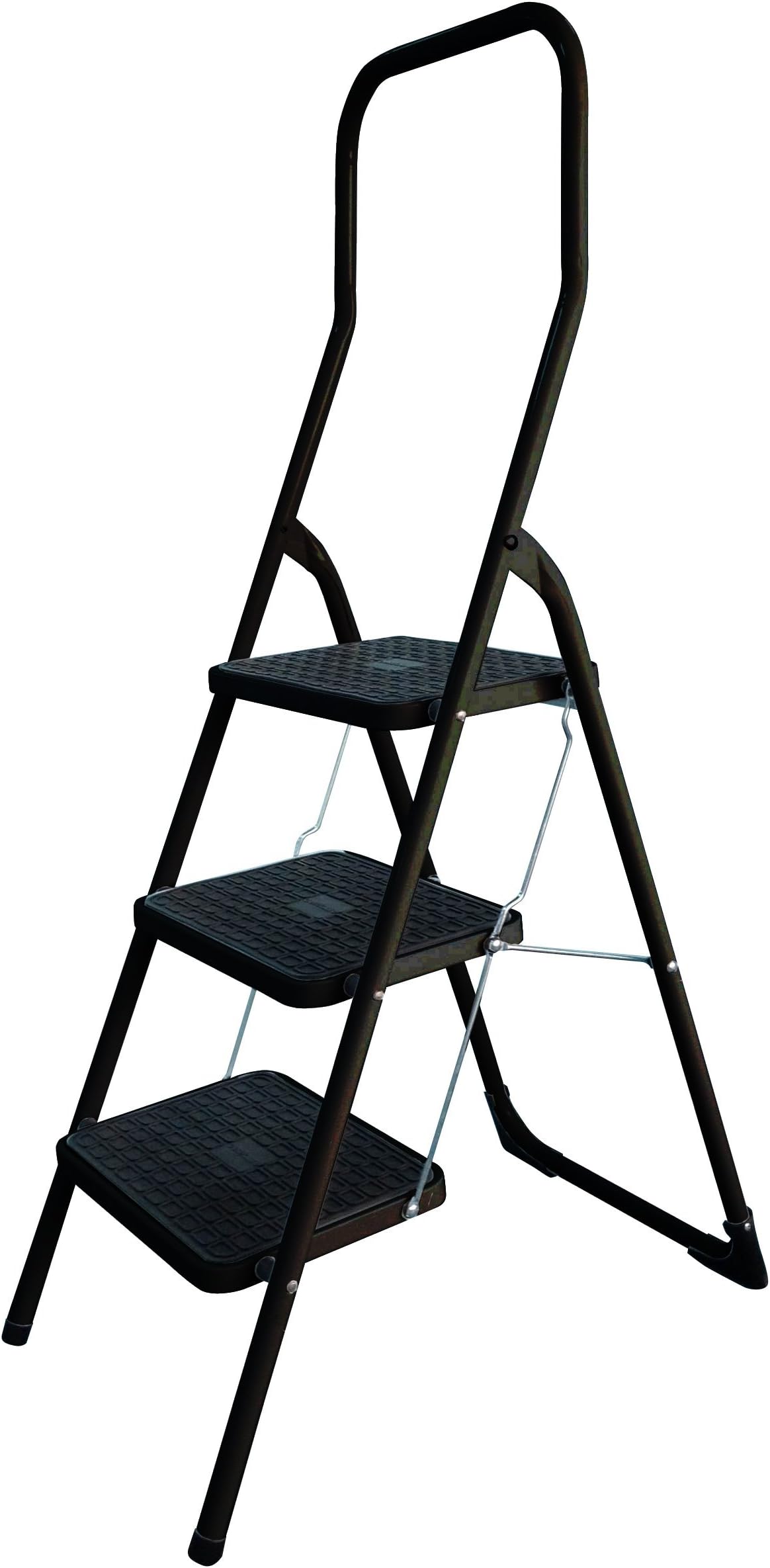 Abru 22033 "3 Step" High Handrail Step Stool - Black