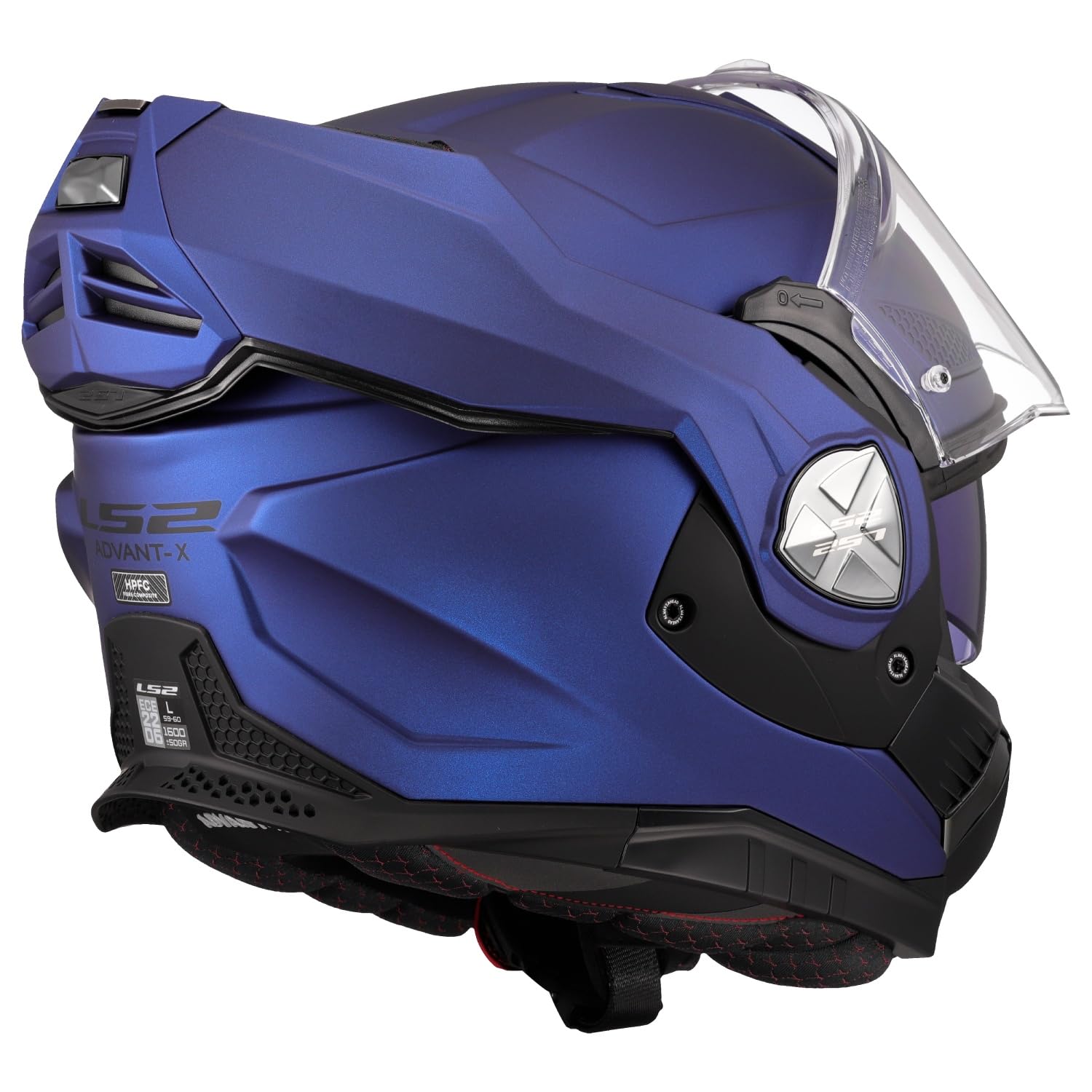 LS2, Modularer Motorradelm ADVANT X SOLID Navy Blue, M