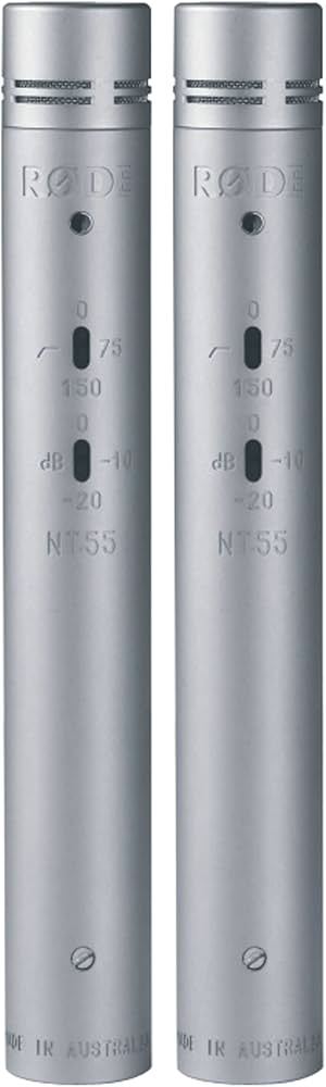 【小結】RODE / NT55 Matched Pair Rode NT55 Multi-Pattern Condenser Microphones, Matched Pair