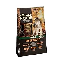 Dehner Wild Nature Cani crocchette sotto Legno Adult, Cinghiale