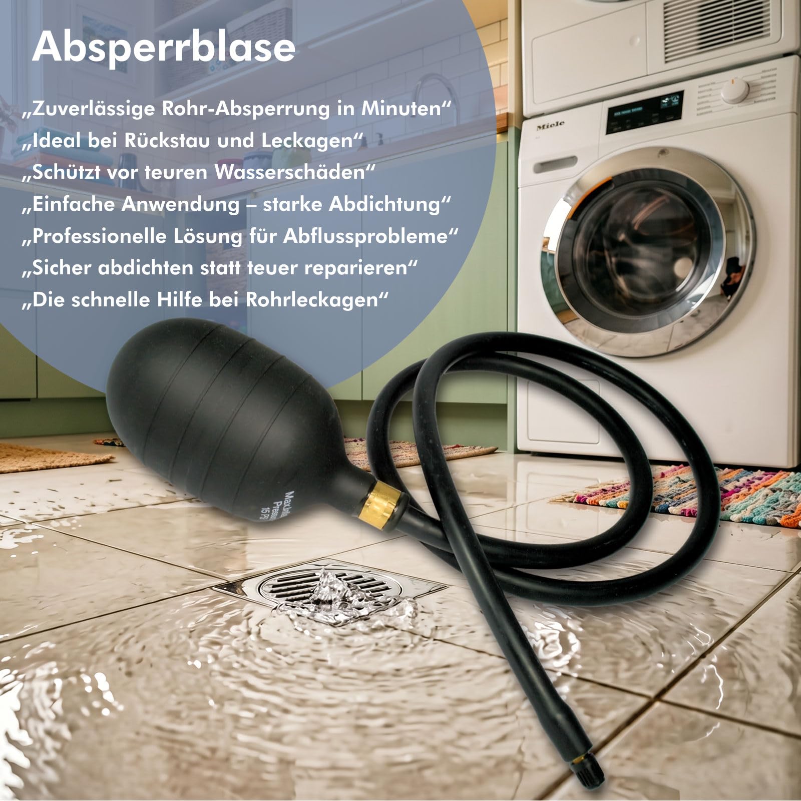 Tapones de tubería almohadillas de sellado de tubería bolsas de sellado Pipeplug Testplug corto para 100 mm