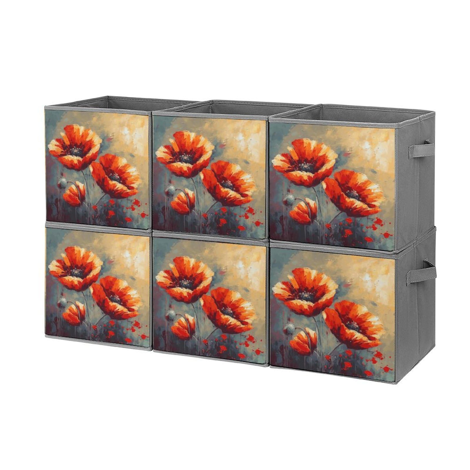 Boîtes de rangement fleurs pliables pour sublimer le dressing et le salon