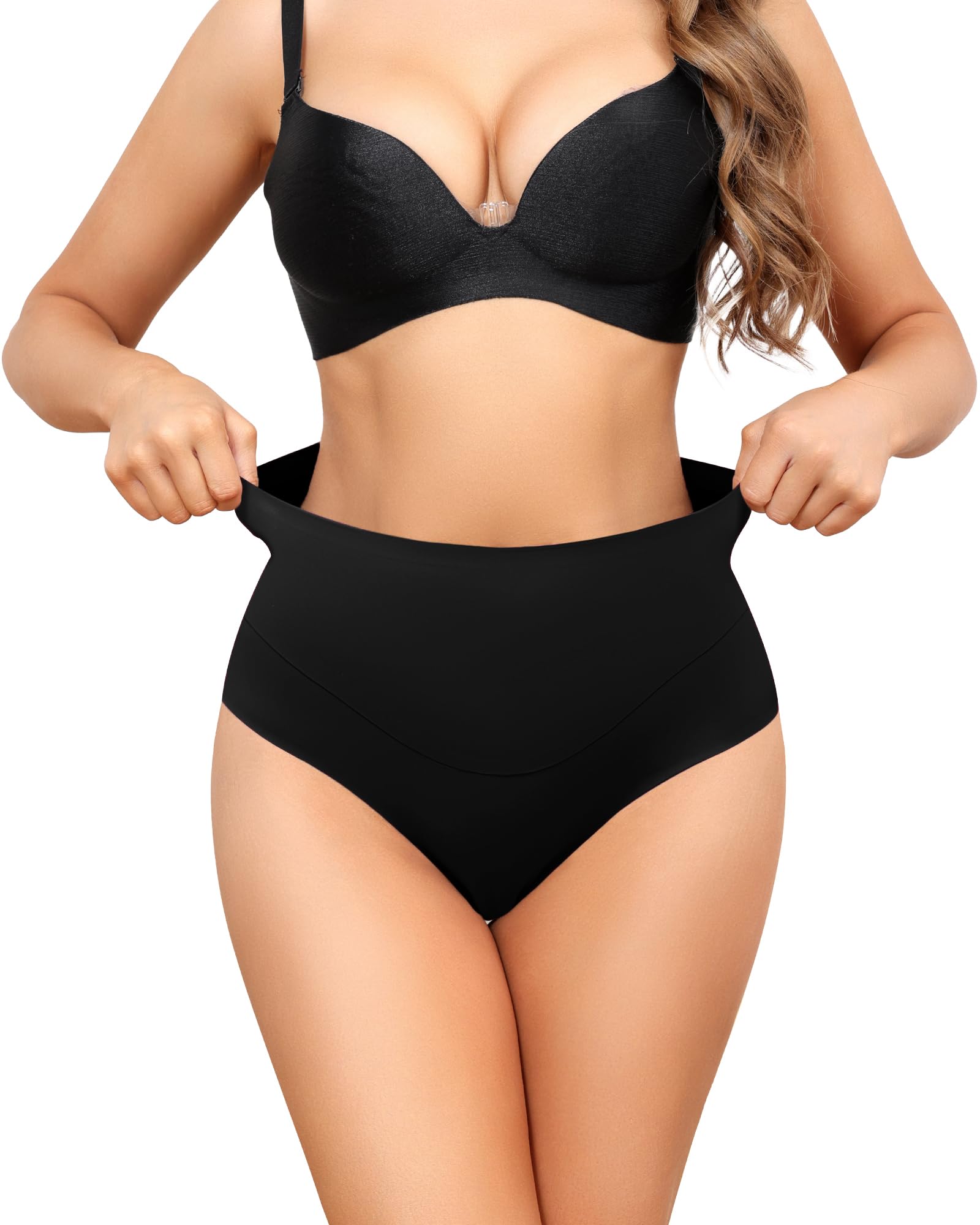 Levao Thong Shapewear Tummy Control Underwear for Women Seamless Body Shaper Panties S-XXL