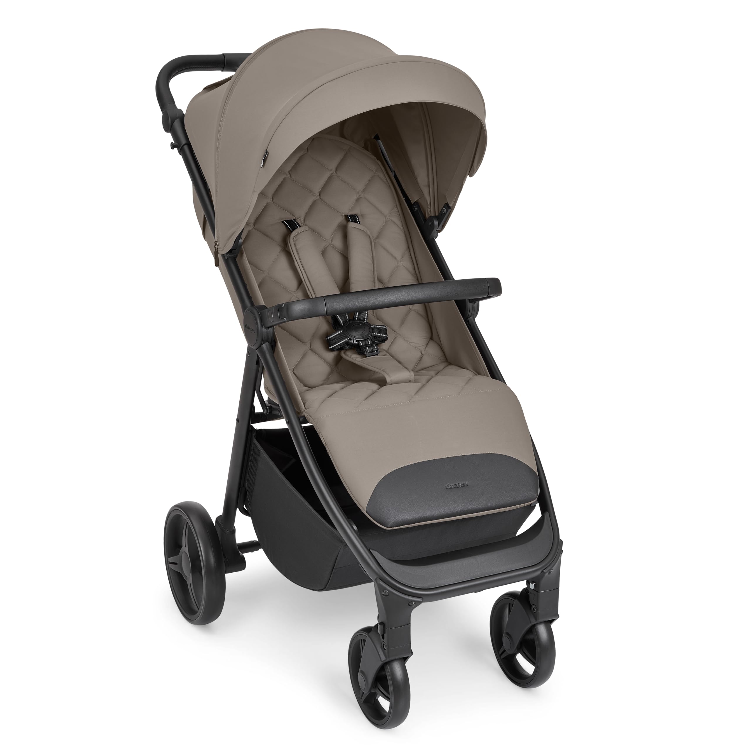 KikkaBoo URBAN Reisebuggy Kinderwagen, ab Geburt bis 22 kg, EVA Räder mit Federung, Beige