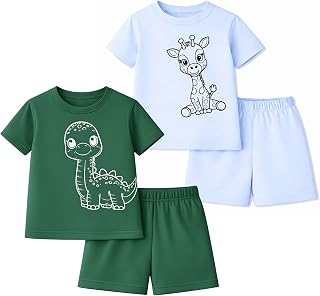 EIO T-shirt and Short Set for Baby Boys Printed Half Sleeves Clothing Set for Kids Comobs Price In India