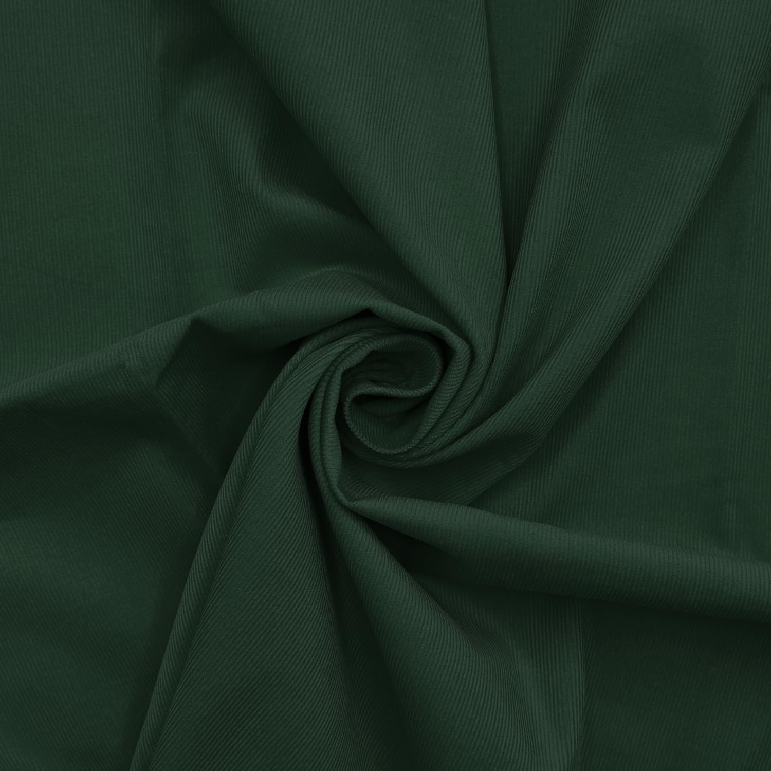 100% Cotton Needlecord Corduroy Fabric 21 Wale 146cm Wide - Dress Craft Material - CNC013 - Bottle - Half METRE