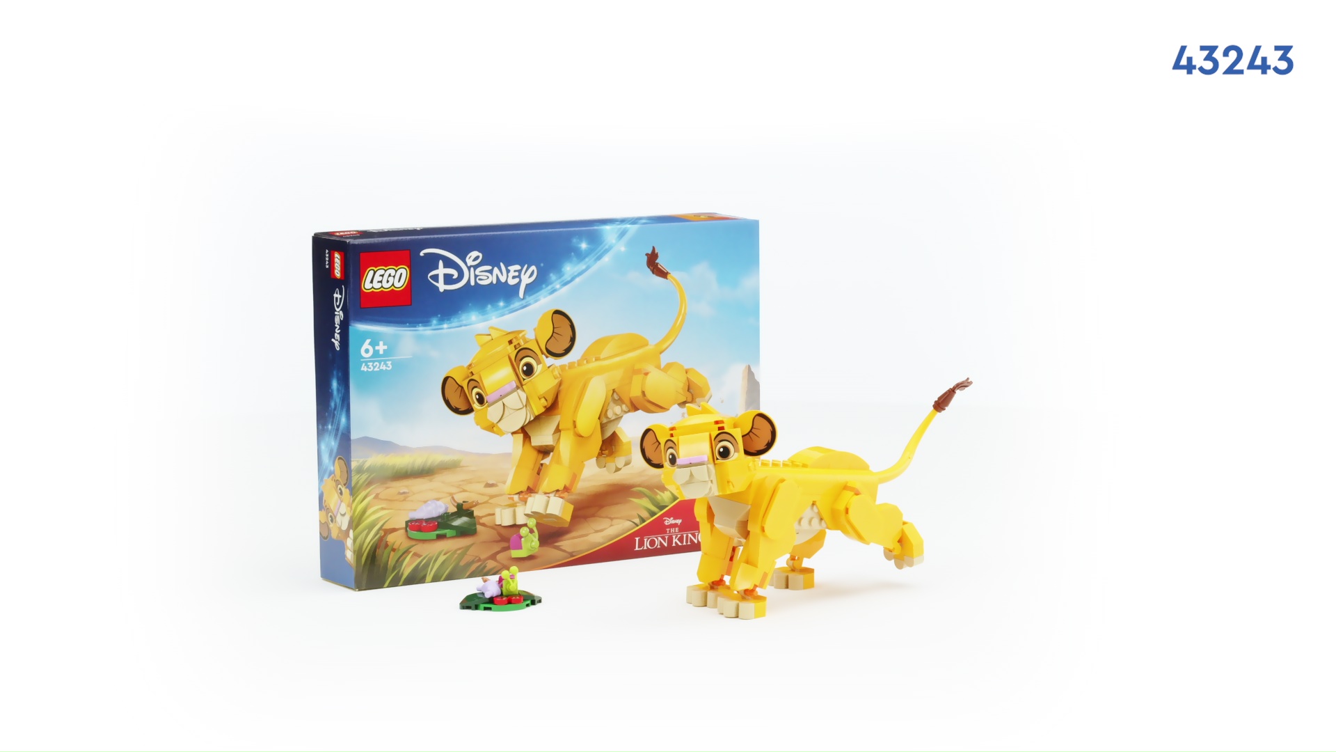 LEGO Disney Simba The Lion King Cub Buildable Disney Toy for Kids