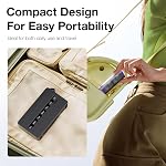 Weekly Pill Organizer - Pill Case 7 Days, Daily Medicine Pill Box Container for Medication Vitamin Supplement Fish Oil, Week Pills Organizers Holder Dispenser, Black
