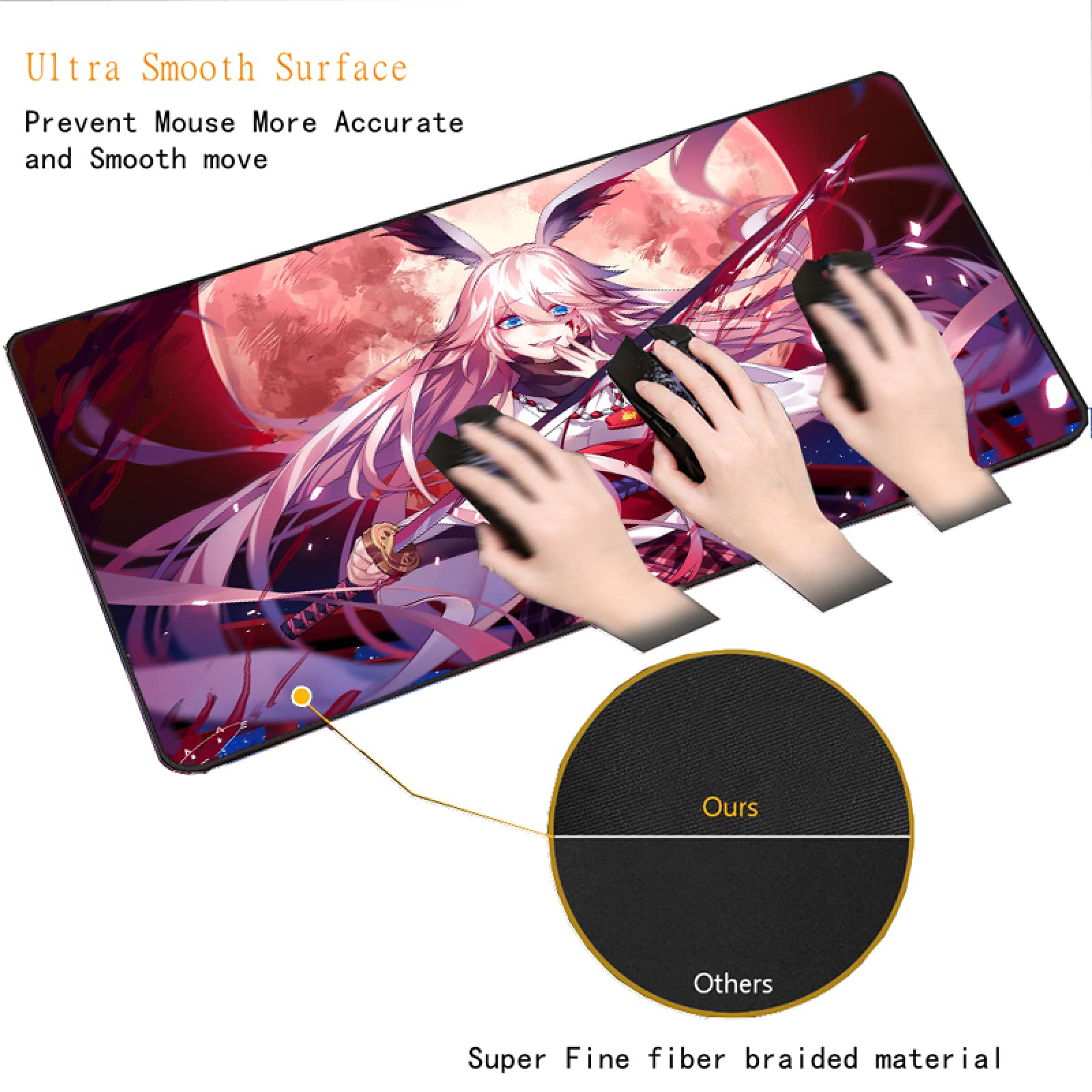 Amazon.co.jp: マウスパッド アニメ 女の子 ピンク RGB マウスパッド