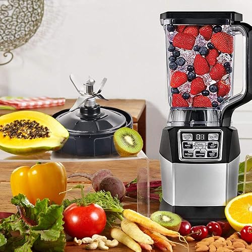 Miniatura 8 de Cuchilla de licuadora apta para Ninja, piezas de repuesto, 7 aletas, hoja macho con junta de goma, accesorios de licuadora compatibles con Nutri