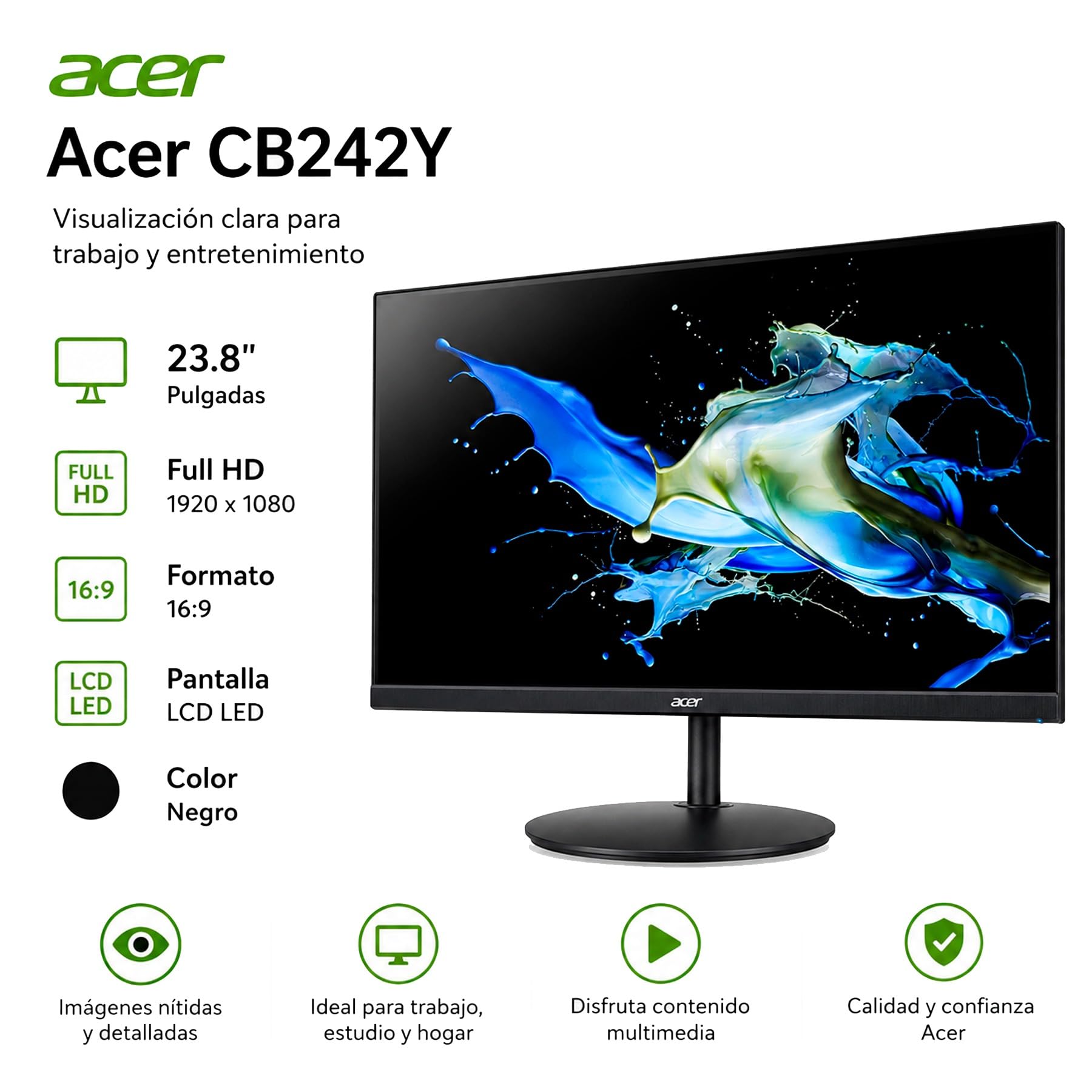 Amazon.com: Acer CB242Y 23.8
