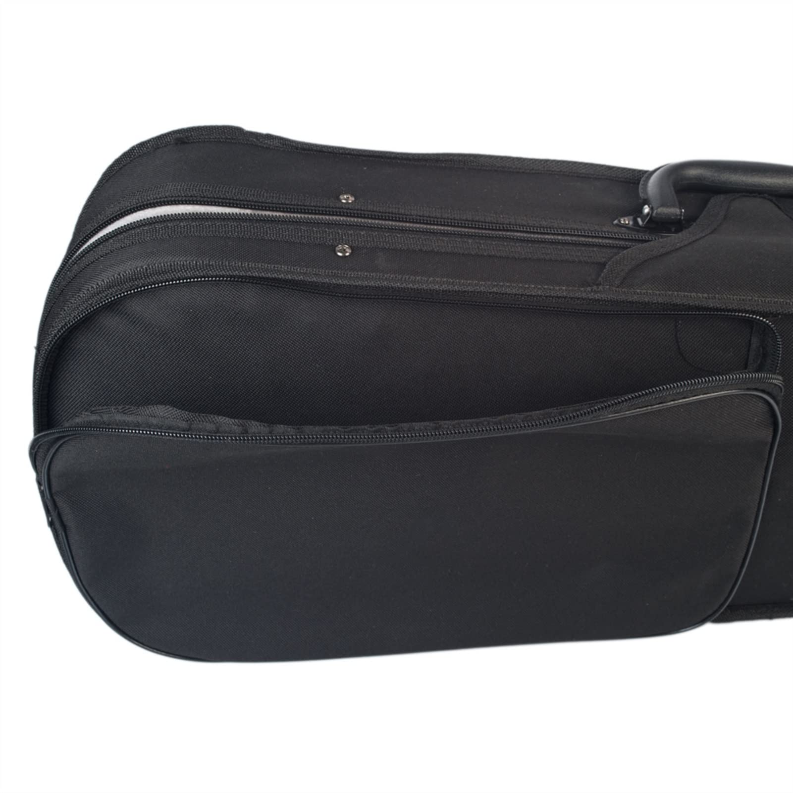 Estuche para violín Caja De Violín De Lona Fluff De Plata Dentro De 1/8 1/4 1/2 3/4 4/4 Caso Duro Portátil Protege El Violín (Color : 4/4)